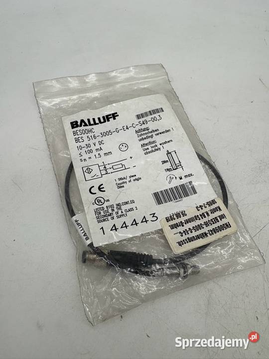 Balluff BES00HC BES 516 3005 G E4 C S49 00 3 Pozostałe Pozostałe Warszawa sprzedam