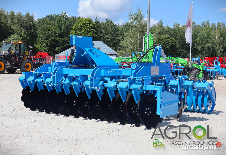 Brona talerzowa ciężka Intertech 3m 2000 nieuszkodzony Mława
