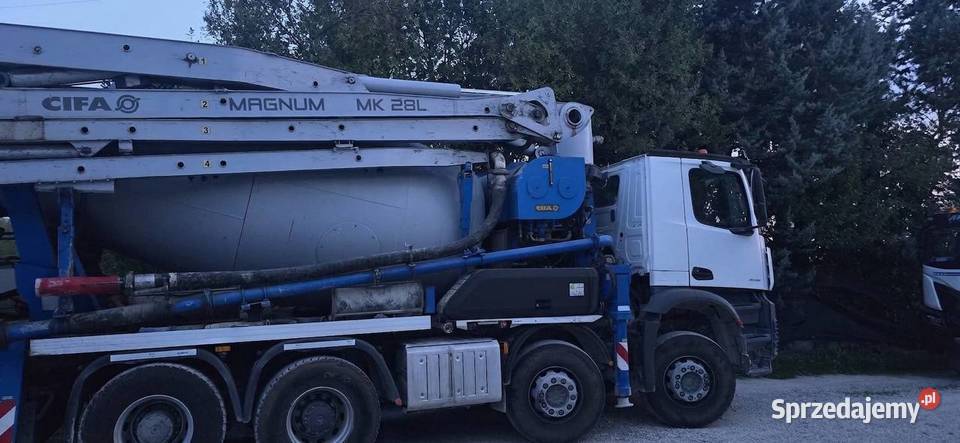 Gruszkopompa Mercedes 4141 zab CIFA 28mb Katowice