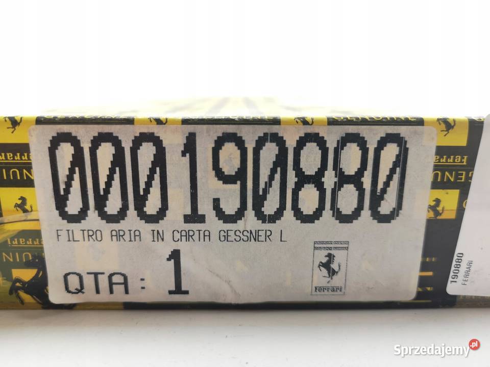 FILTR POWIETRZA FERRARI 360 MODENA 360 SPIDER sprzedam