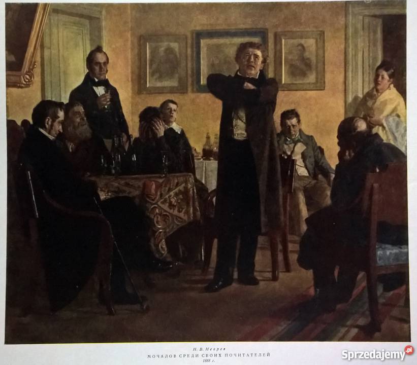 Nikolai Newrew Moczałow wśród zwolenników 1888 r Szczecin sprzedam