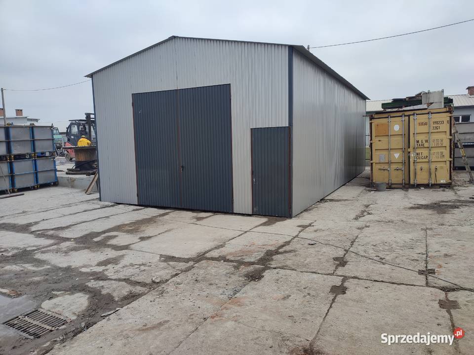 Garaż blaszany 6x6 Magazyn Rolny Garaże Blaszane Hajnówka