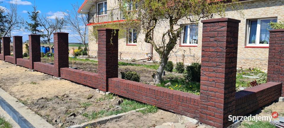 ala klinkier imiracja klinkieru ogrodzenie Legnica