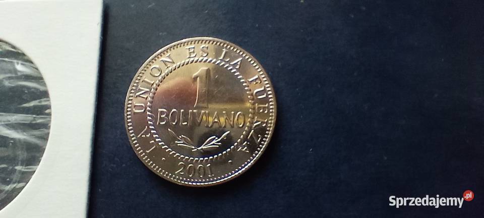 Stare monety 1 boliviano 2001 Boliwia Lesko sprzedam