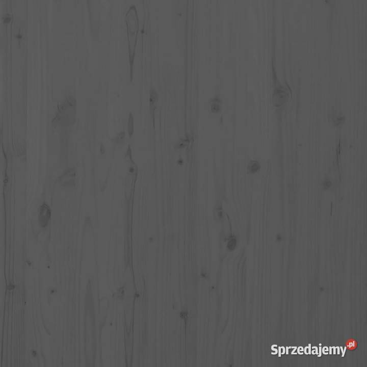 Wezgłowie łóżka szare 106x3x915 lite drewno Warszawa