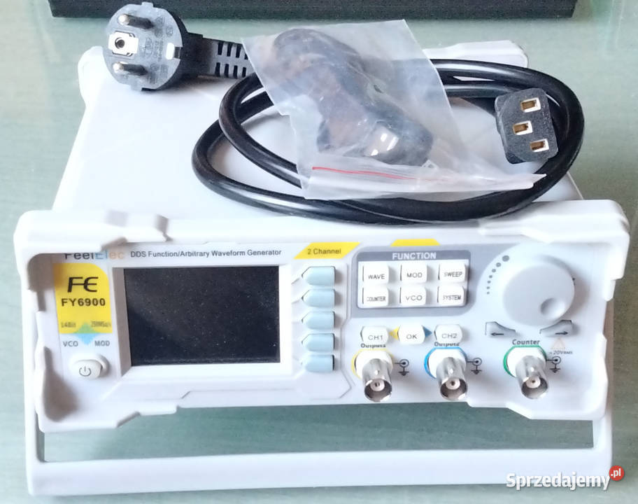 FY6900100M generator feel tech DDS sprawny Elektronika