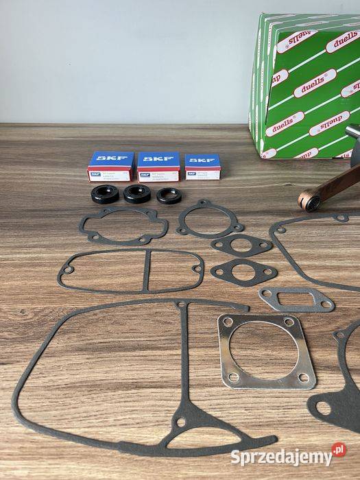 NOWY KOMPLETNY WAŁ KORBOWY DUELLS ŁOŻYSKA