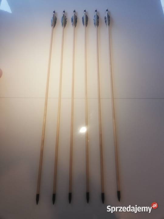 Strzały drewniane tradycyjne naturalne pióra Nowy Sącz
