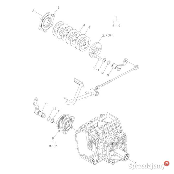 Pierścień segera LS XJ25 LS MT125 LS MT335 Tajęcina