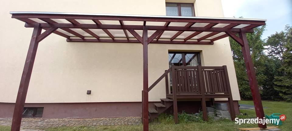 zadaszenie tarasu poliwęglan wielokomorowy Błotnica Strzelecka