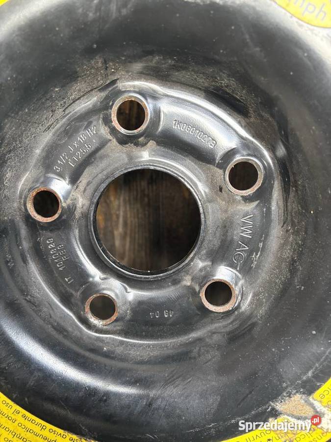 Koło dojazdowe zapasowe 18 Audi A3 VW Seat Jelcz-Laskowice