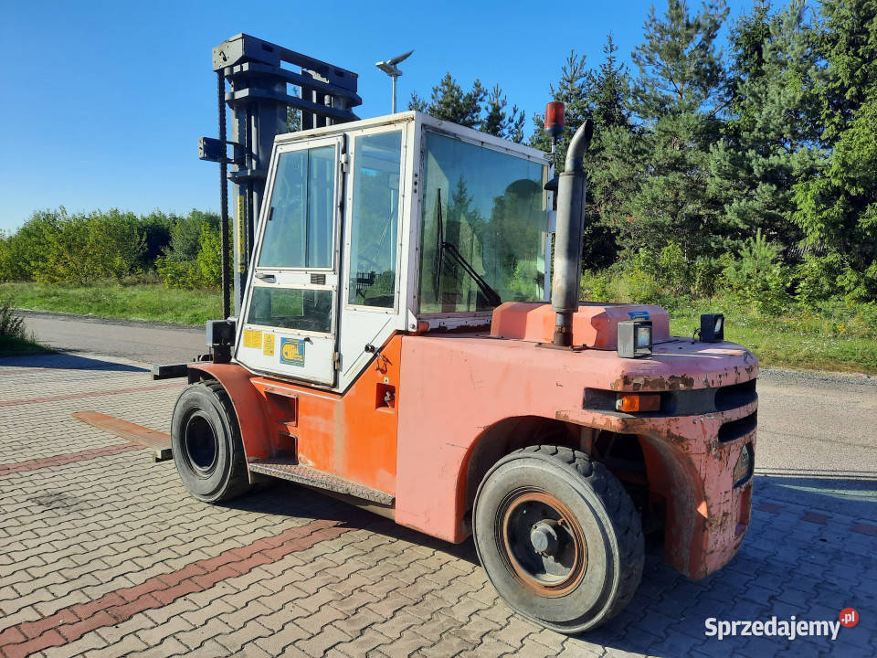 Wózek widłowy DANTRUCK 8009 8 ton 5 m długie diesel sprzedam