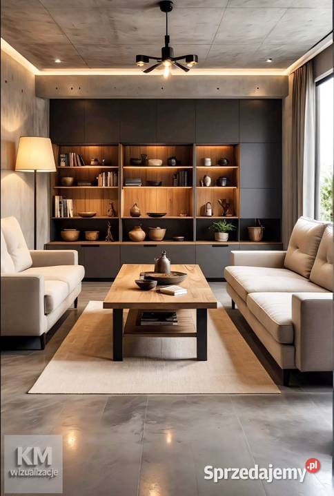 Wizualizacje koncepcyjne wnętrz w formie Stylizacja i projektowanie wnętrz Pionki