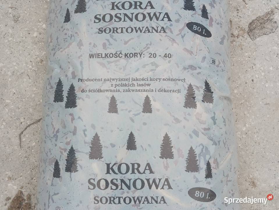 Kora sosnowa średnia 80L Kraków