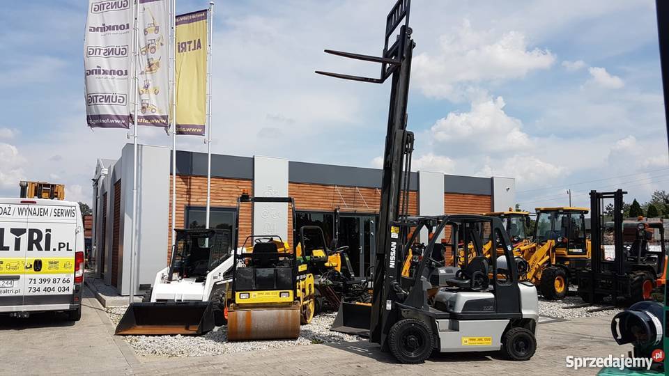 Wózek widłowy czołowy Nissan U1D2A25LQ GWARANCJA gaz Wrocław