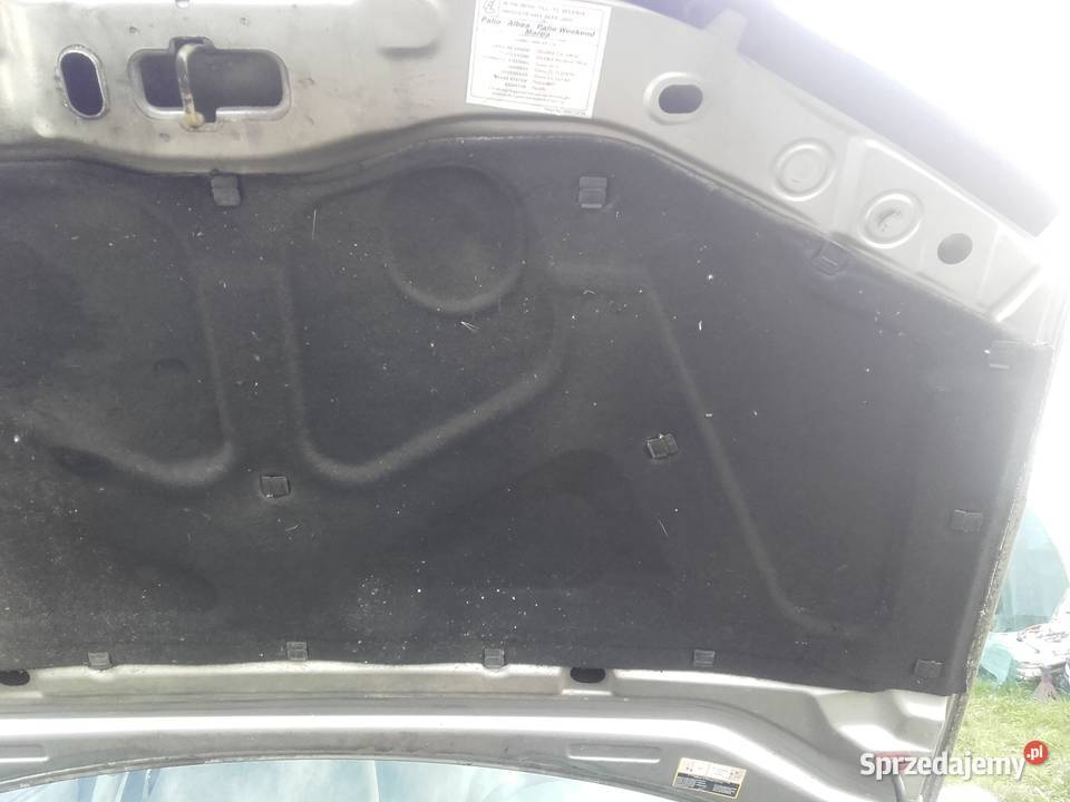 Wygłuszenie wyciszenie maski spinki Fiat Albea łódzkie