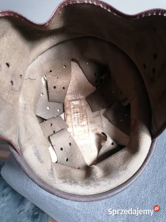 Kask orzeszek PRL wsk motorynka Bolimów