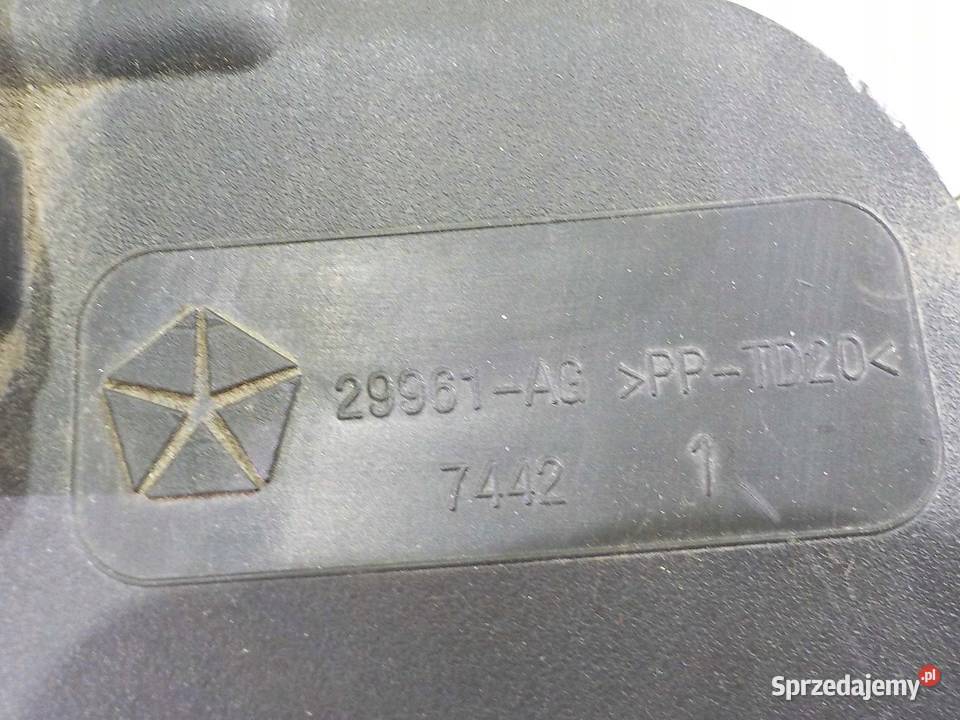 CALIBER 20 B 08 wlot dolot powietrza 04891630AD osobowe Obudowy filtrów