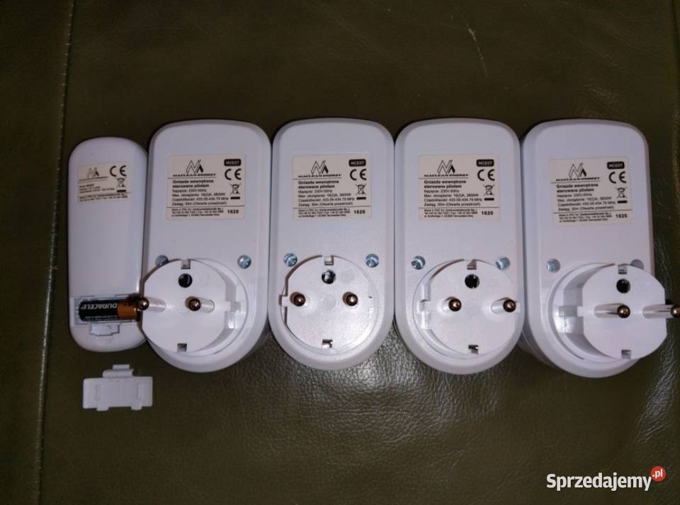 Gniazdka elektryczne sterowane pilotem Maclean Kołobrzeg