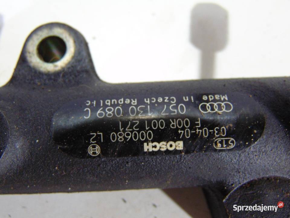 LISTWA WTRYSKOWA AUDI A8 D3 40 TDI 057130089C Układ paliwowy