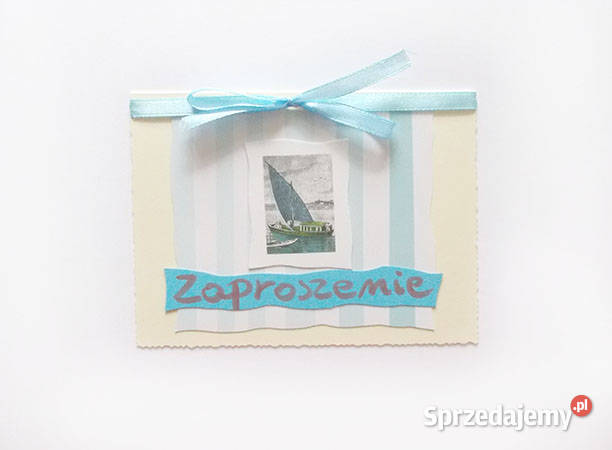 żagle zaproszenie uniwersalne zaproszenie Szczecin