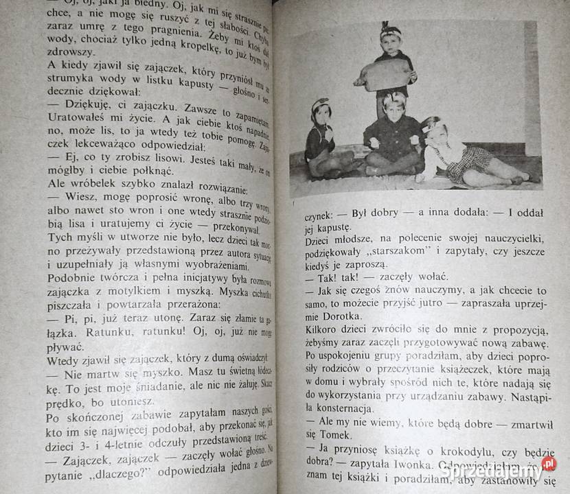 Inscenizowanie zabaw na podstawie literatury Rok wydania 1991