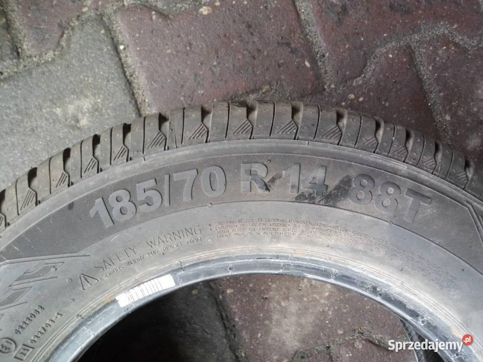 opona letnia 18570R14 CONTINENTAL Lubicz Górny sprzedam
