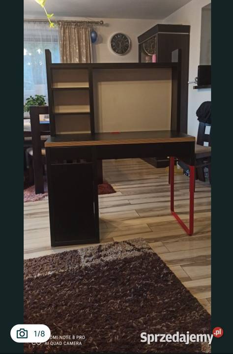 Biurko ikea z dostawką sprzedam