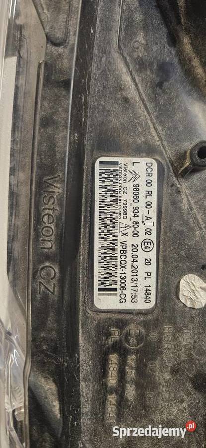 Citroen DS5 2013r Bixenon Led lampy kompletne