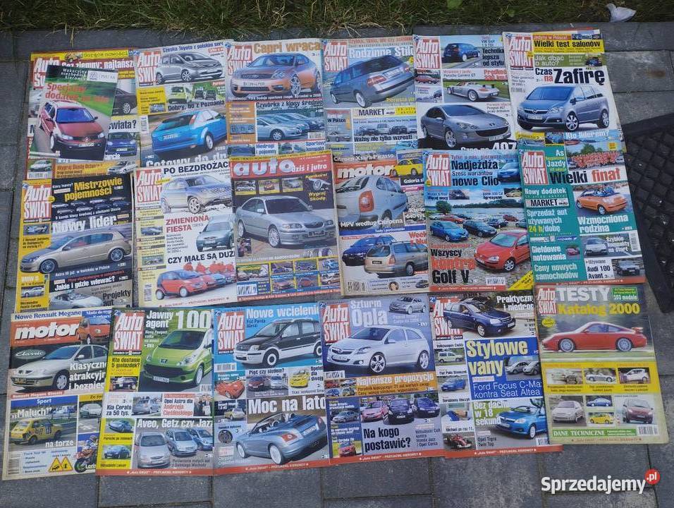 Gazetyczasopisma AutoŚwiatMotoryzacja 100 9805r Kraków sprzedam