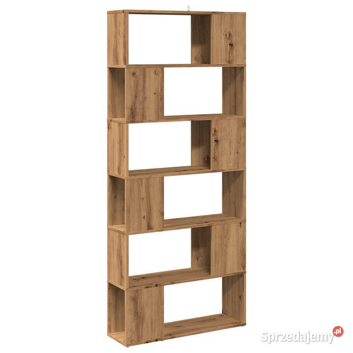 Regał na książkiprzegroda dąb artisan 80x24x186 Warszawa