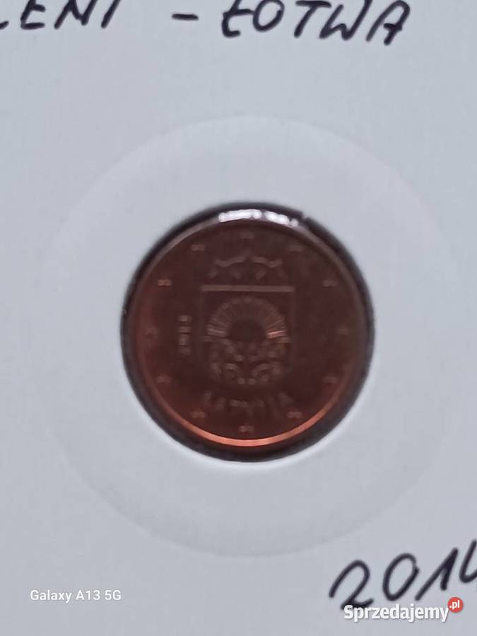 1 Cent Łotwa 2014 r sprzedam
