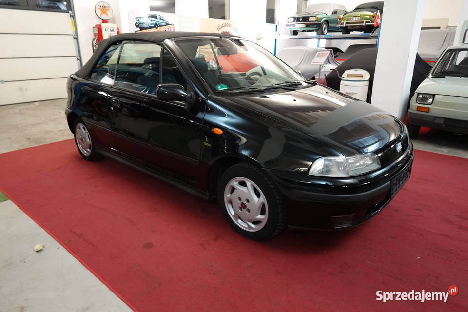 Fiat Punto Cabrio 12 86 Czarny Bez korozji z Zgierz