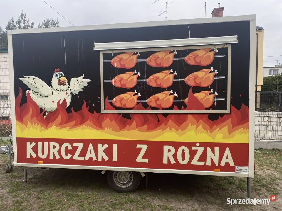 Przyczepa gastronomiczna food truck 8m2 Ząbki