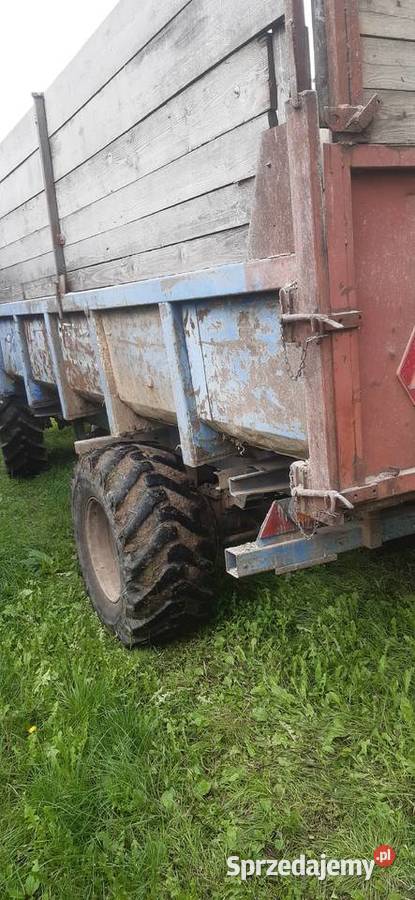 Przyczepa wywrotka skorupa ns 900 bss brandys nieuszkodzony Przyczepy rolnicze