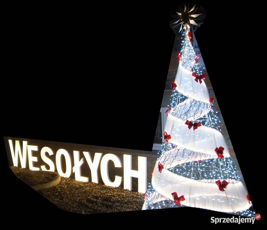 Napis Litery LED Wesołych świąt inne Dekoracje i ozdoby