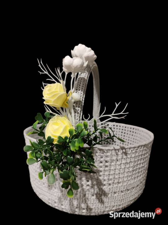 Koszyk Wielkanocny szydelkowy Ropczyce