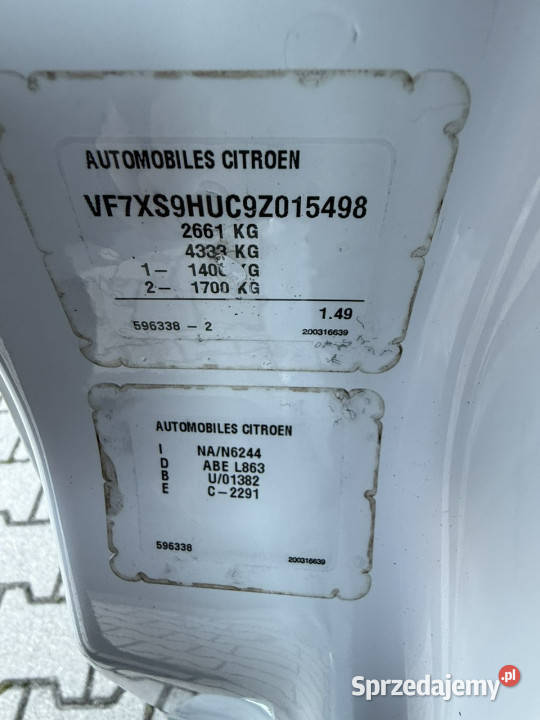 Citroen Jumpy Citroen Jumpy 16HDi 2009R ABS Sokołów Podlaski