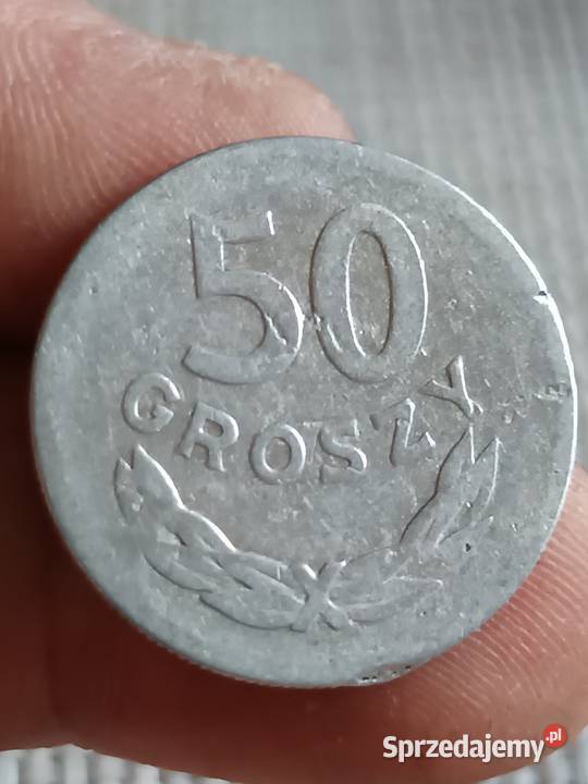 Sprzedam monete 50 groszy 1949 zzz Numizmatyka lubelskie Chełm