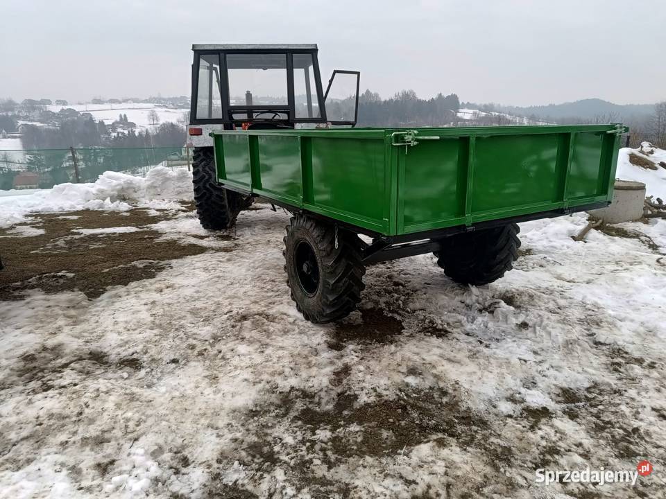 Przyczepa z kiprem Przyczepy rolnicze Ciężkowice sprzedam