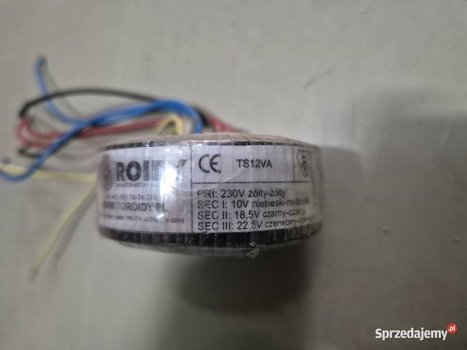 Transformator Toroidalny Toroidy TS12VA 10V 185V Opole