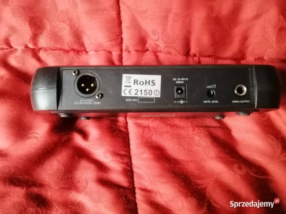 Bezprzewodowy system mikrofonowy uhf diversity