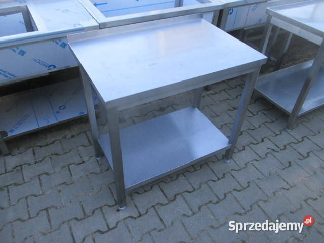 STÓŁ GASTRONOMICZNY Z PÓŁKĄ PRZYŚCIENNY 906085 Ostrów Wielkopolski