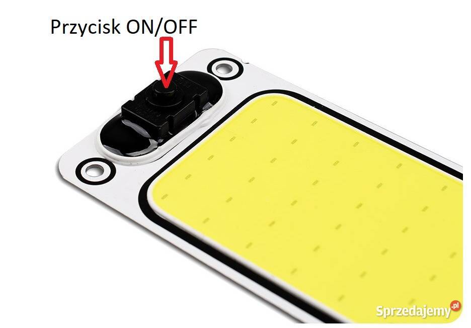 Lampa Sufitowa LED z Wyłącznikiem do Kempingu Pozostałe łódzkie