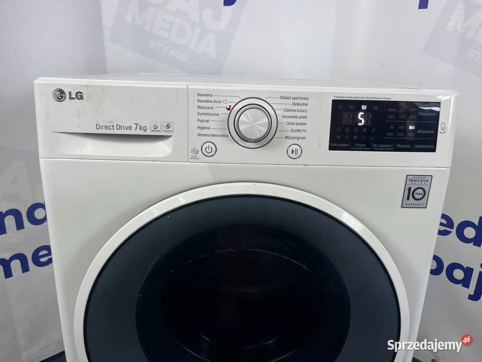Pralka LG Energooszczędna 7 1400 ob A mazowieckie Warszawa