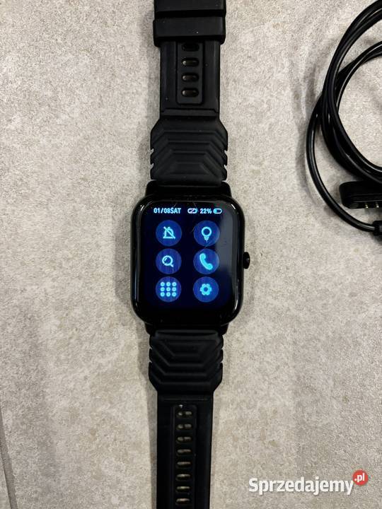 Smartwatch P66D 185 Bluetooth rozmowy tętno SpO2 mazowieckie Warszawa