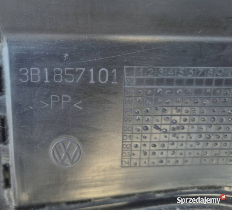 SCHOWEK PASAŻERA DESKI ROZDZIELCZEJ VW PASSAT B5 osobowe Części samochodowe Działoszyce