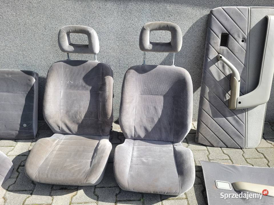 tapicerka fotele welur opel kadett E GL beżowe sprzedam