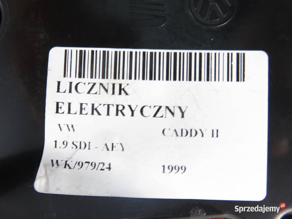 LICZNIK VW CADDY II 19 SDI osobowe małopolskie sprzedam