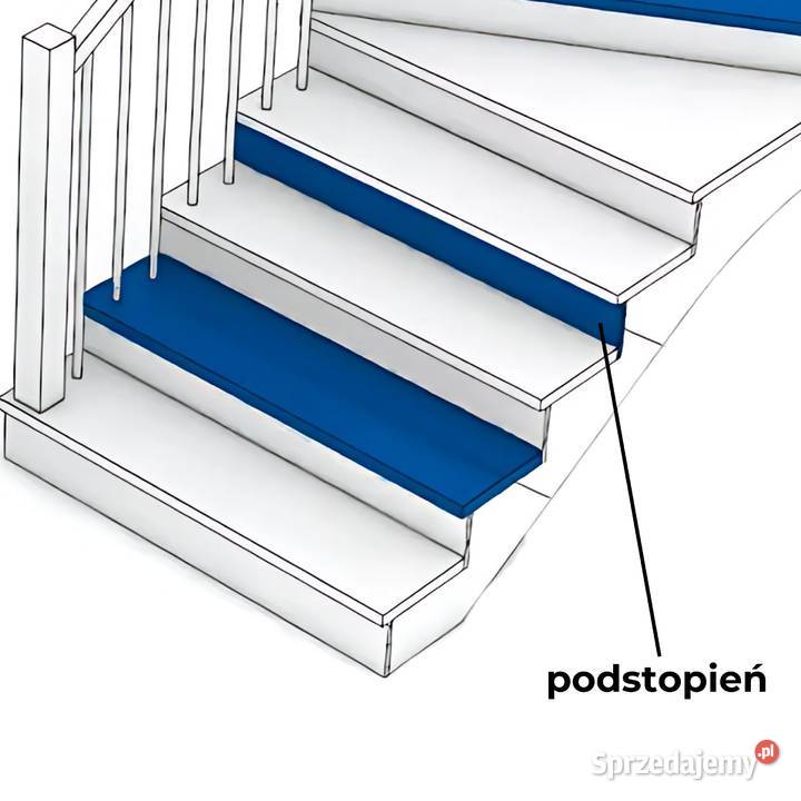 Podstopień Drewniany Jesion na Wymiar Schody Schody wewnętrzne Gdów